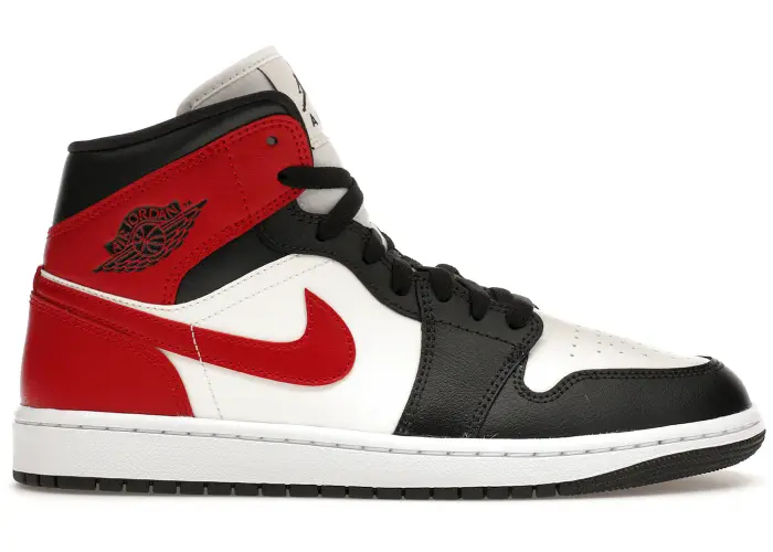 Size 7M/8.5W - Jordan 1 Mid Gym Red Off Noir (Women's) ( NO BOX) BQ6472-160