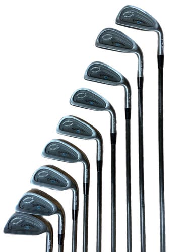 Executer III Right Handed Iron Set Ladies Flex 9 Pieces Graphite Shaft (#3,4,5,6,7,8,9,P,S)