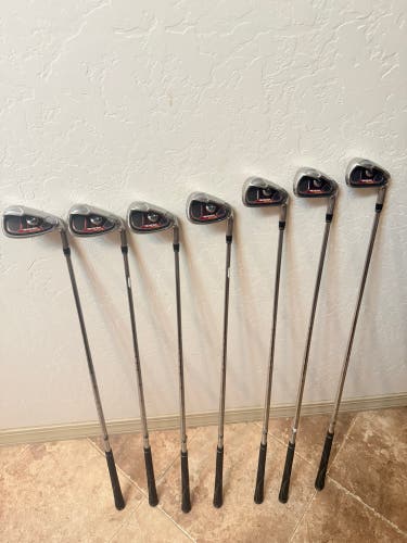 Men's TaylorMade Burner Plus Right Handed Iron Set Regular Flex