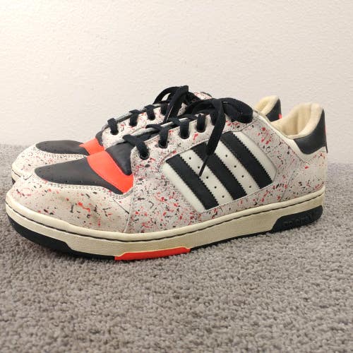 Adidas Point Guard Low Paint Splatter Infrared Sneakers Mens Size 13 Shoes