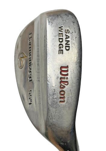 Wilson Harmonized Sand Wedge 55 L Right-Handed Stiff Steel 35" New Jumbo Grip