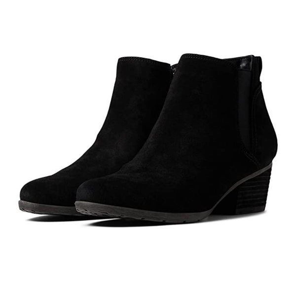Blondo Victory Bootie Womens US 7.5M Black Side Zip Waterproof Ankle Boots RG134