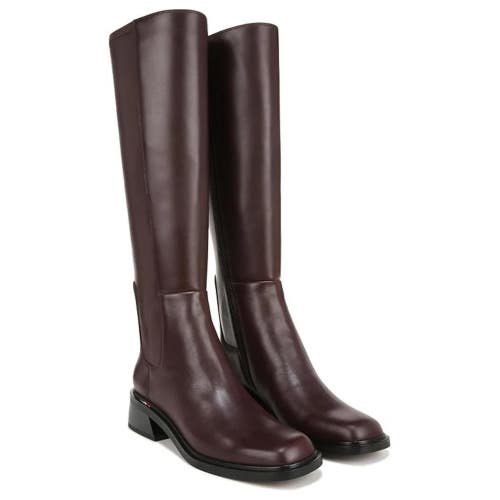 Franco Sarto Giselle I7413M2 Women's US 9.5M Brown Leather Knee-High Boots RG219