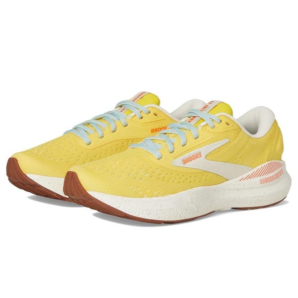 Brooks Adrenaline GTS 24 120426-1B-744 Women's US 5M Yellow Running Shoes RG150