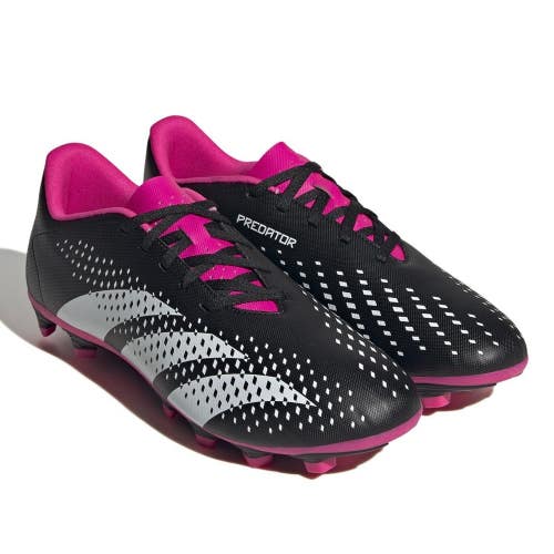 Adidas Predator Accuracy.4 GW4604 Mens US 9.5 Black White FG Soccer Cleats RG123