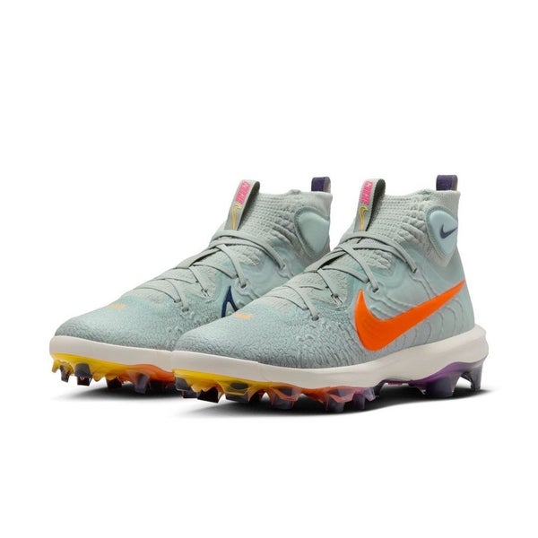 Nike Alpha Huarache NXT MCS NRG HF1132-001 Men's 9 Silver Baseball Cleats DDK913