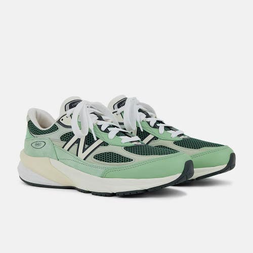 New Balance 990v6 U990AB6 Sneakers Mens US 10 Green Suede Lifestyle Shoes DDK917