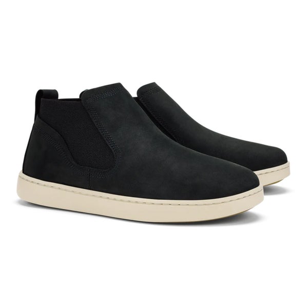 OluKai Pehuea Mid 20546-LRLR Sneakers Women Black Leather Chelsea Booties DDK927