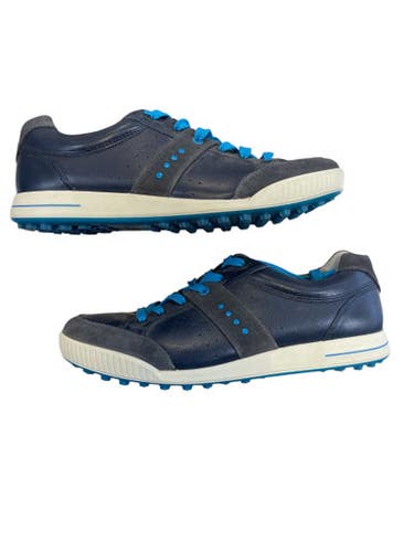Used Ecco STREET SHOES Mens Golf Shoes Navy Blue Senior 8.5 11873-S000157704