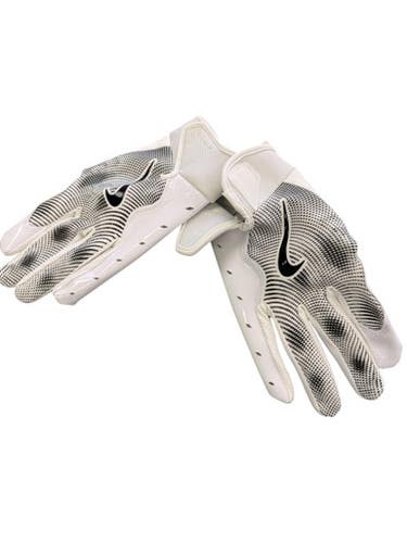 Used Nike VAPOR JET FB Gloves White And Black LG 11862-S000093251