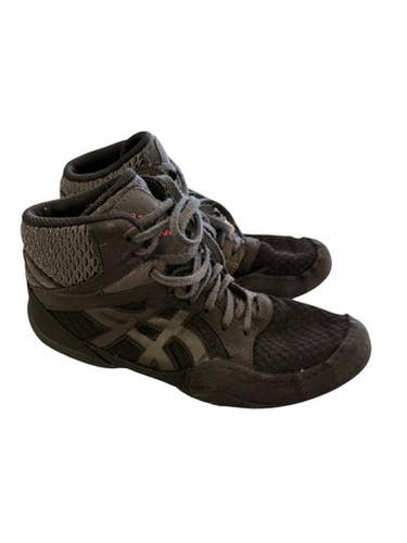 Used Asics Wrestling Shoes Grey Junior 02 11862-S000093201
