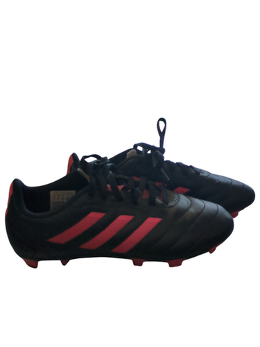 Used Adidas GX6907 BLK/PINK CLEATS Soccer Cleats Black And Pink Junior 03 11862-S000093496