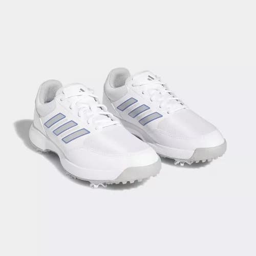 Adidas Tech Response 3.0 HQ1198 Women's 5 White Silver Lace Up Golf Shoes TF1172