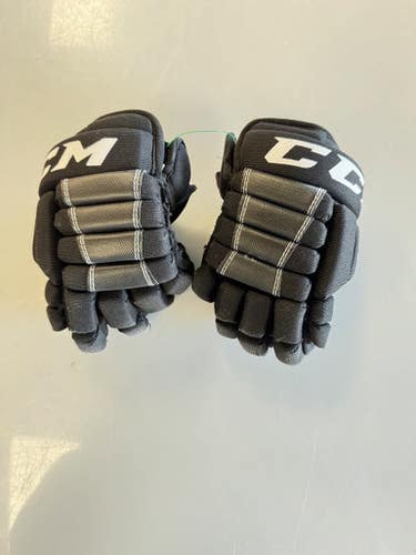 Used CCM 4R Youth Gloves Black 8" 11860-S000306375