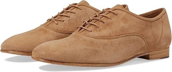 Pedro Garcia Gerti Oxford Women's EU 40 Biscuit Leather Almond Toe Shoes ZPO920