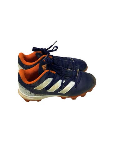 Used Adidas ADIZERO BB/SB Cleats Navy Blue Junior 03 11347-S000266455