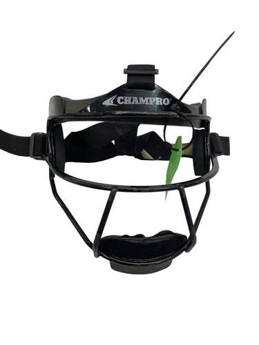 Used Champro BLACK BB/SB Fielders Mask Black One Size 11347-S000266449
