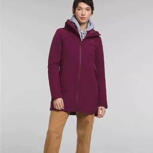 The North Face ThermoBall Eco Jacket Womens Small Purple Triclimate Parka PHC140