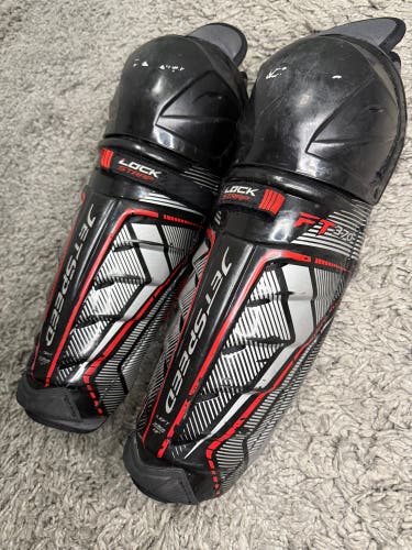 Senior CCM JetSpeed FT370 13” Shin Pads Used