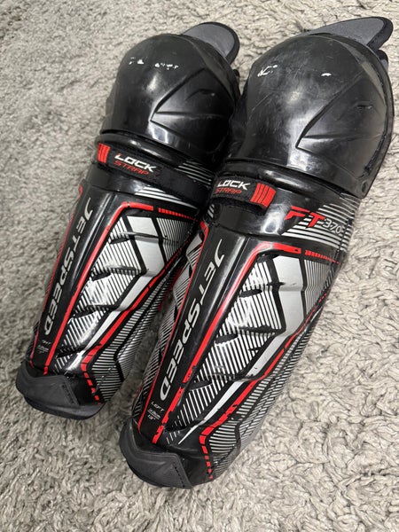 Senior CCM JetSpeed FT370 13” Shin Pads Used
