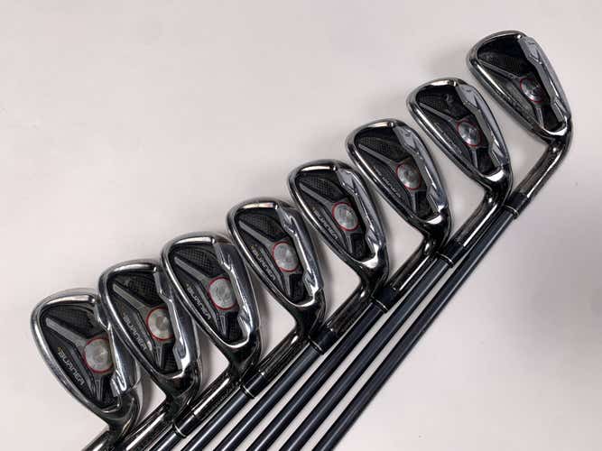 TaylorMade Burner 2009 Iron Set 5-PW+AW+SW REAX 45g Ladies Graphite Womens RH