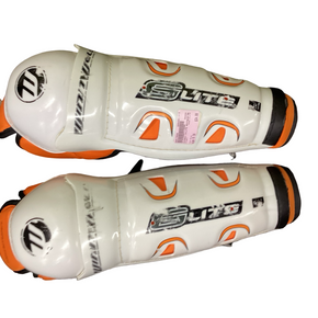 Used WinnWell G-LITE Senior Shin Guards White 15" 11613-S000179540