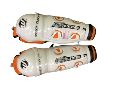 Used WinnWell G-LITE Senior Shin Guards White 15" 11613-S000179540