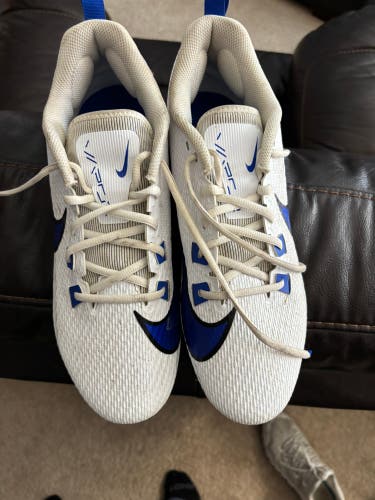 Men's Size M 11.0 (W 12.0) Nike Vapor Cleats Low Top Molded Cleats (Used)