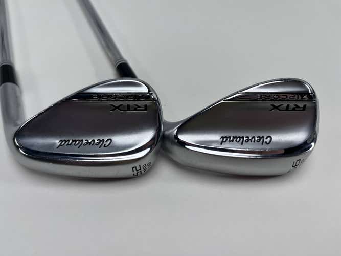 Cleveland RTX ZipCore Tour Satin Wedge Set 52* 10 56* 10 Spinner Steel Mens RH