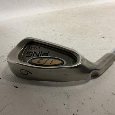 Used Ping I-3 O-SIZE GREEN DOT Mens Individual Iron LH 6 Iron 11855-S000201266
