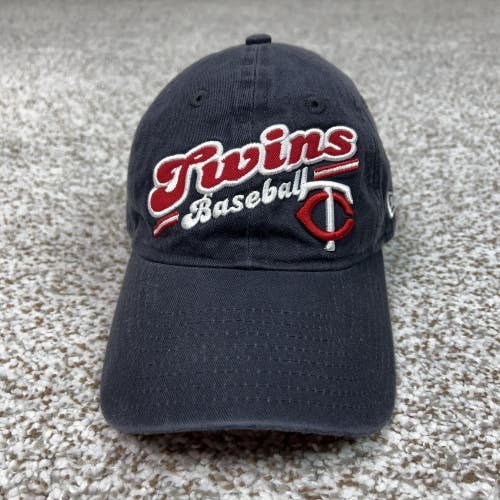Minnesota Twins Hat Cap Strap Back Womens One Size Blue MLB Baseball New Era