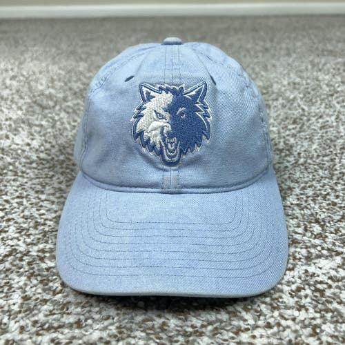 Minnesota Timberwolves Hat Cap Strap Back Mens One Size Blue NBA Mitchell Ness