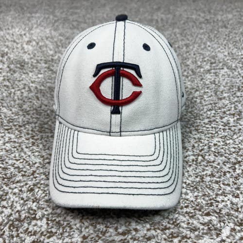 Minnesota Twins Hat Cap Snap Back Mens One Size White MLB Baseball New Era Logo