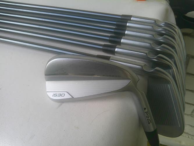 PING i530 Forged (5i-PW,UW) Iron Set w/ UST Mamiya Recoil F3 Regular Flex Shafts