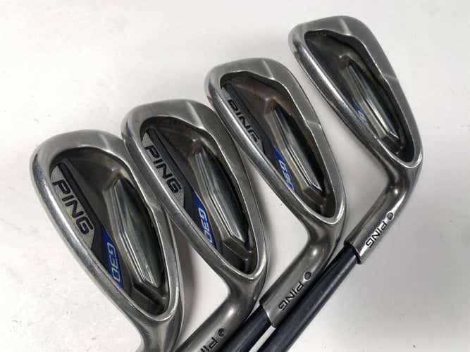 Ping G30 Iron Set 8-PW+SW Black Dot TFC 80i Lite Senior Graphite Mens RH