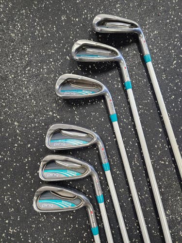 Used Ping RHAPSODY RED DOT Womens Iron Set RH 5I-PW 11849-S000038365