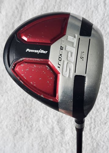 Powerbilt TPS Blackout Driver 10.5° RH; Graphite Shaft