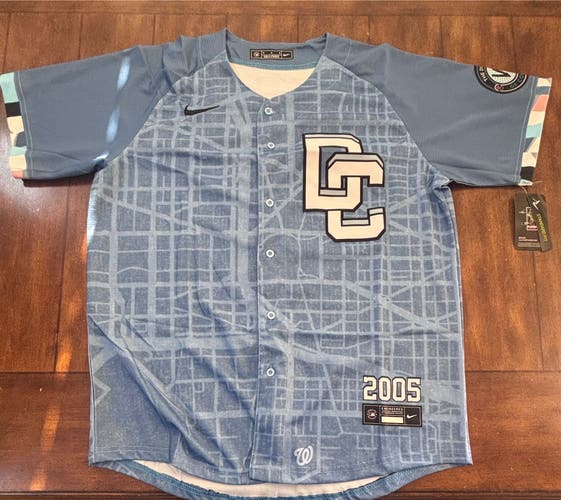 Washington Nationals City Connect Jersey Dylan Crews Adult Medium NWT