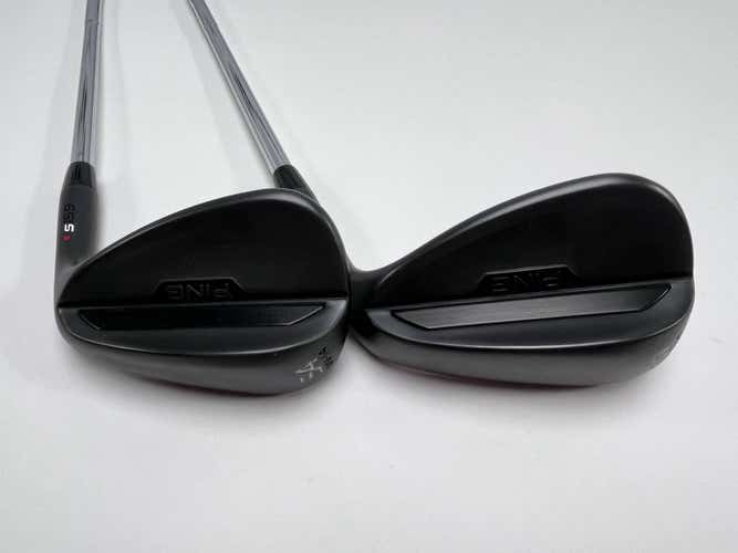 Ping s159 Midnight Wedge Set 54* 14 60* 14 Red Dot Mid R300 Regular Steel RH