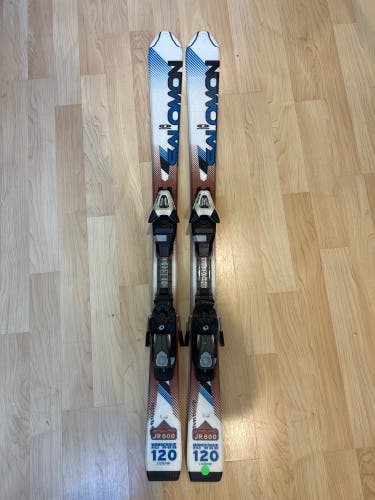 2013 Kid's 120cm Salomon Enduro JR800 Skis | Salomon C5 Bindings (Used)