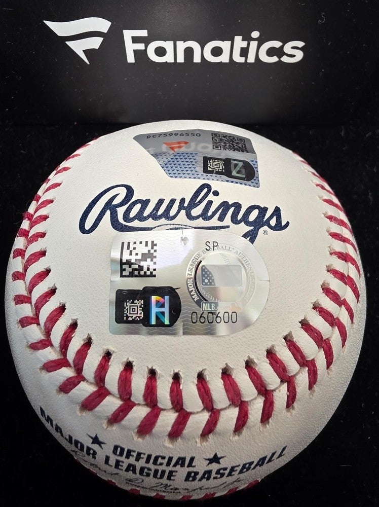 Royals Jac Caglianone Signed Auto MLB Baseball 1st Hit RBI 5-25 LE
