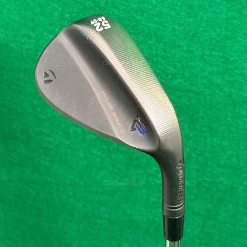 TaylorMade Milled Grind 3 MG3 Black 52-SB9 52 Gap Wedge DG S200 TI Steel Stiff