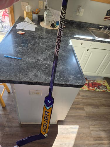 Senior Bauer Supreme Shadow Full Right Goalie Stick 24" Paddle Pro Stock (New)