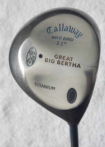 Ladie's Callaway Big Bertha Warbird 11° Driver RH; Graphite Shaft
