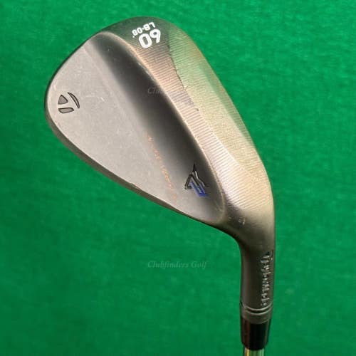 TaylorMade Milled Grind 3 MG3 Black 60-LB8 60 Lob Wedge DG S200 TI Steel Stiff