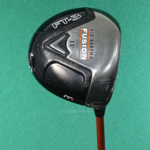 Callaway Big Bertha Fusion FT-3 Draw 11 Driver Aldila NVS 55-A Graphite Seniors