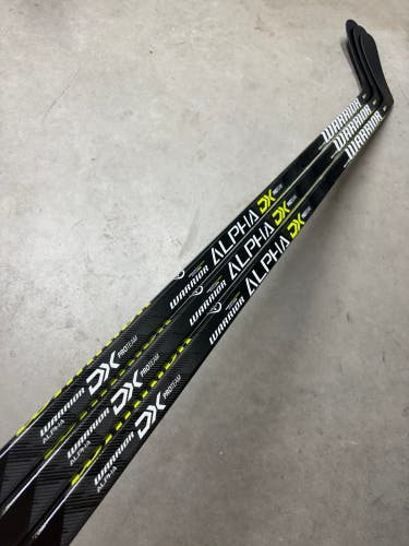 3 PACK 110 Flex P92 Senior Warrior Alpha DX ProTeam Left Hand Hockey Stick (New) Pro Stock