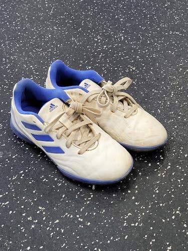 Used Adidas Soccer Turf Shoes White Youth 13.0 11849-S000038296