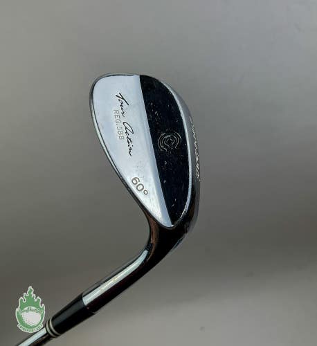 Right Handed Cleveland Tour Action REG 588 Chrome 60* Wedge Flex Steel Golf