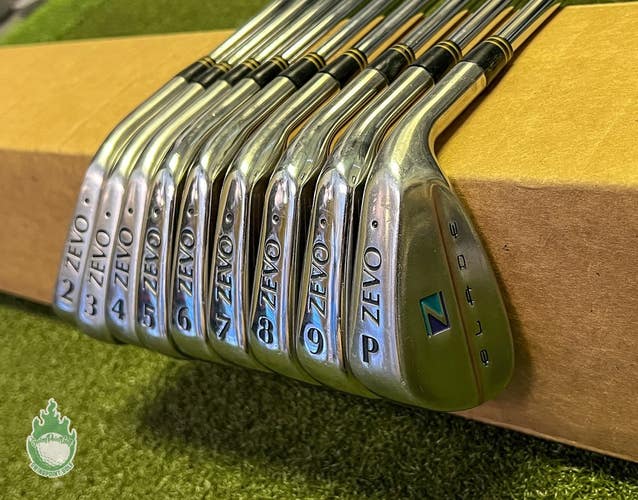 Used Right Handed Zevo Z Blade Irons 2-PW Precision Stiff Steel Golf Club Set